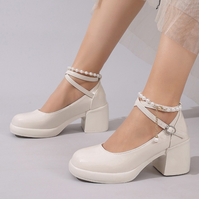 Women Shoes Heels - New Women Pumps Shoes Fashion Cross