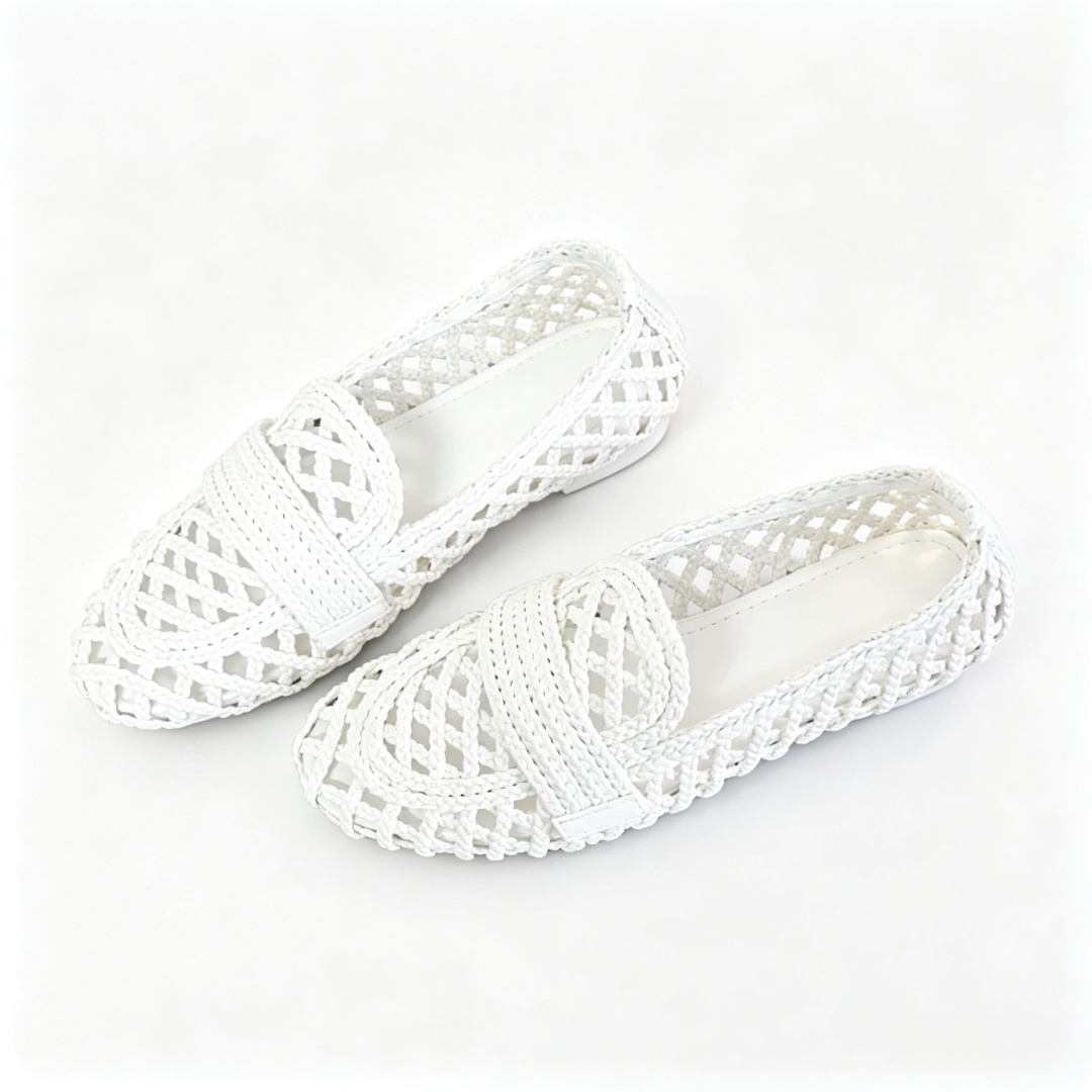 Women'S Shoes Hands Free - Luxury Brand Women's Slip-ons Hand-woven Shoes