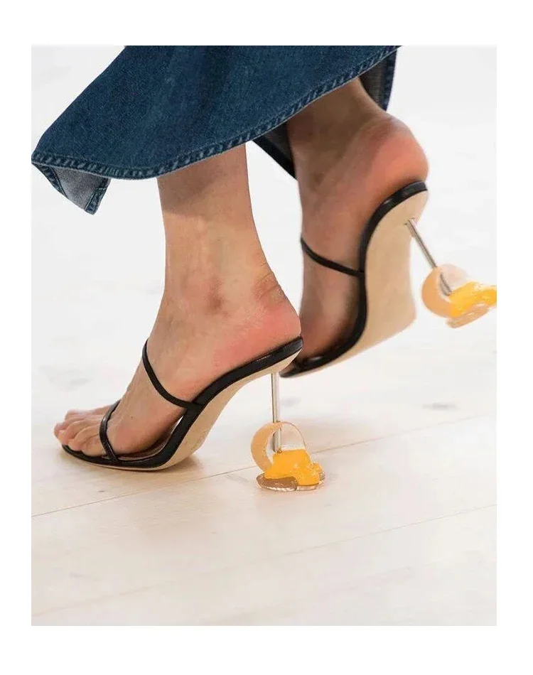 Summer Strappy Sandals Open To - огляд і ціна Strappy Heeled Sandals