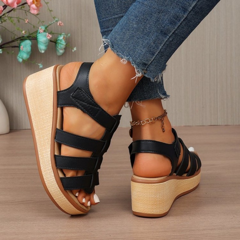 Women's Gladiator Sandals Open - огляд і ціна Strappy Heeled Sandals