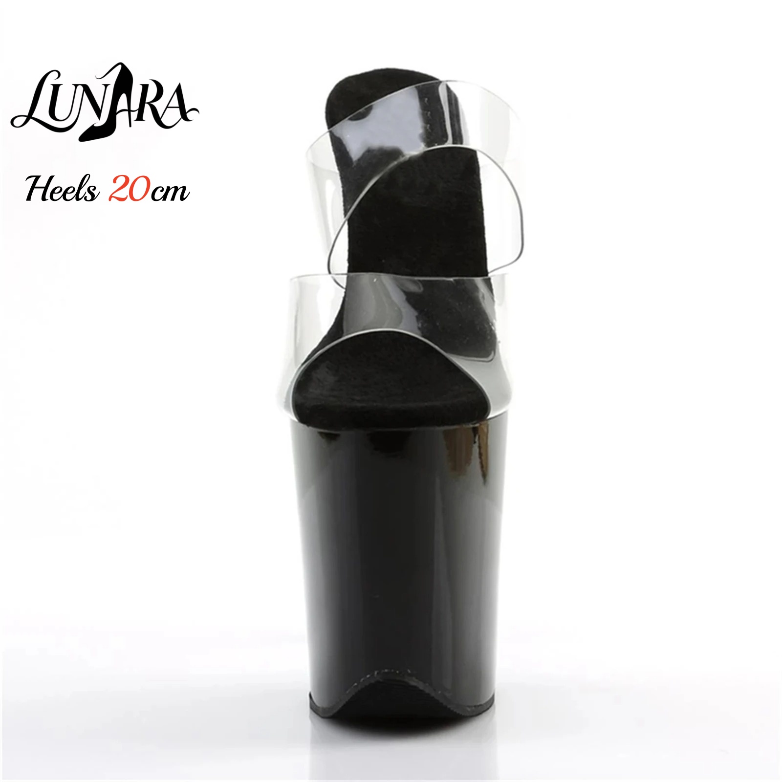 20cm Clear PVC Strappy Ultra H - огляд і ціна Strappy Heeled Sandals