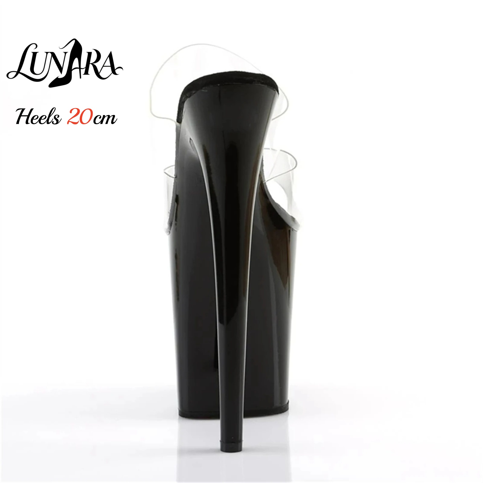 20cm Clear PVC Strappy Ultra H - огляд і ціна Strappy Heeled Sandals