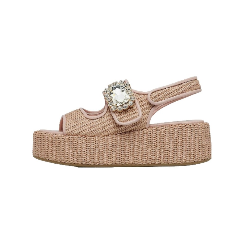 Hemp Woven Thick Soled Sandals - огляд і ціна Women'S Shoes Hands Free