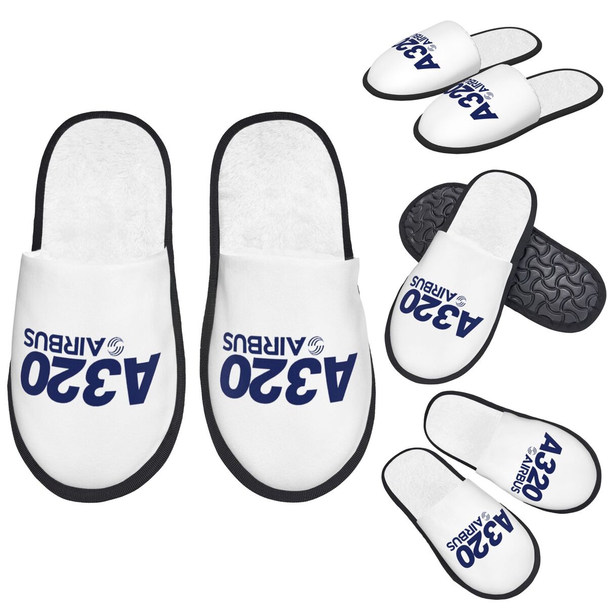 Custom Airbus A320 Logo Slippe - огляд і ціна Women Shoes Logo