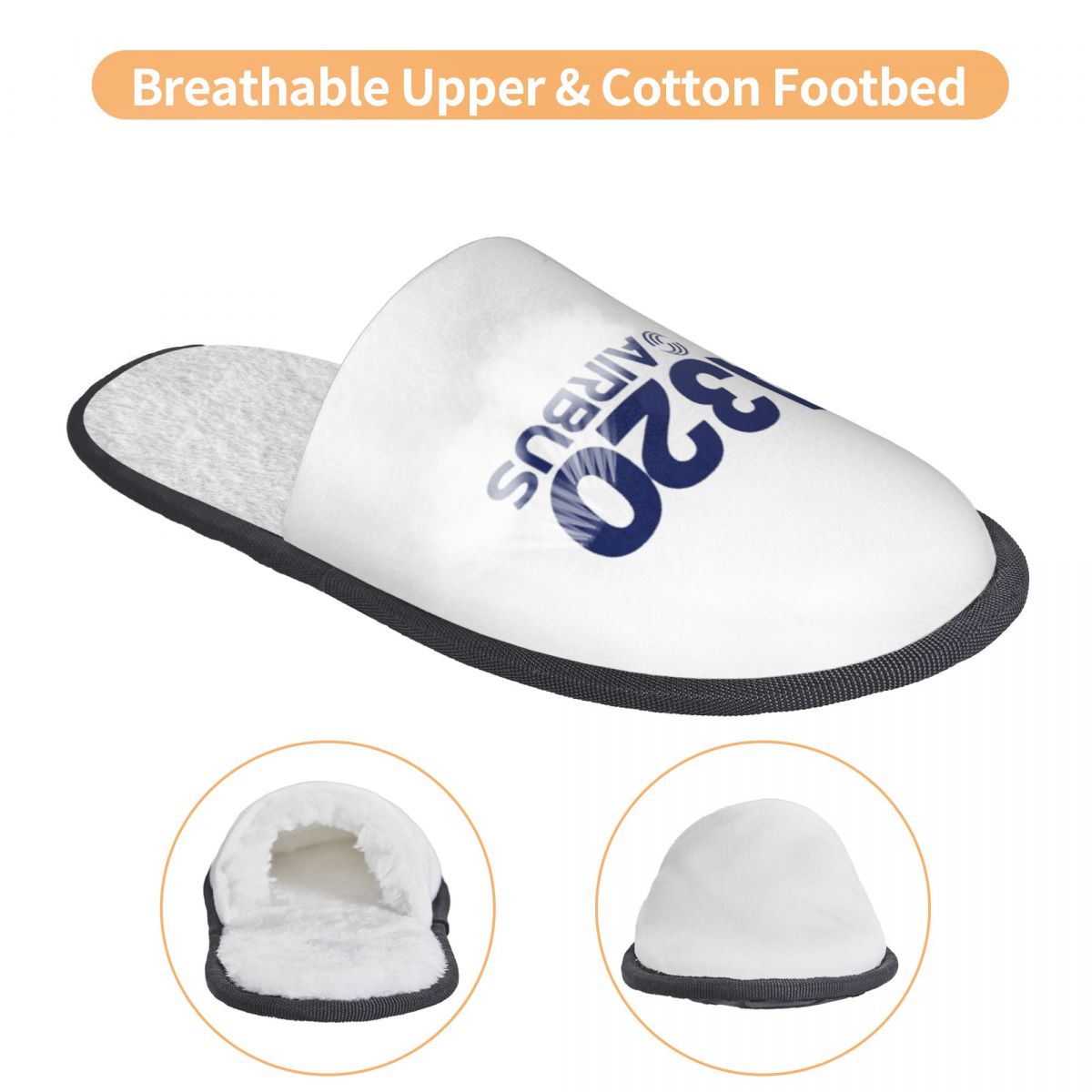 Custom Airbus A320 Logo Slippe - огляд і ціна Women Shoes Logo
