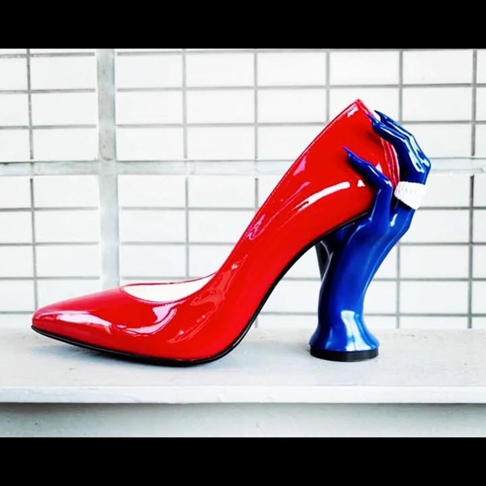 Hand Sculpture Heel Pointed To - огляд і ціна Women'S Shoes Hands Free