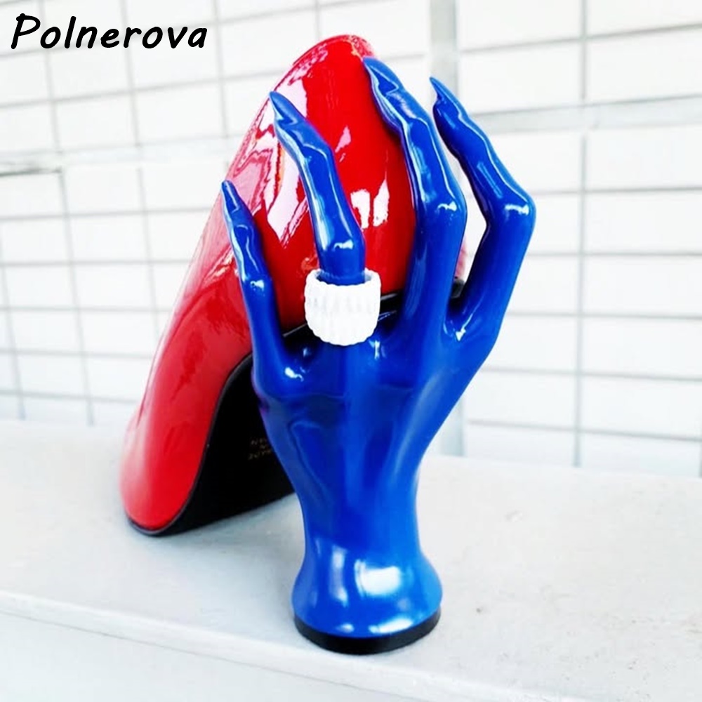 Hand Sculpture Heel Pointed To - огляд і ціна Women'S Shoes Hands Free