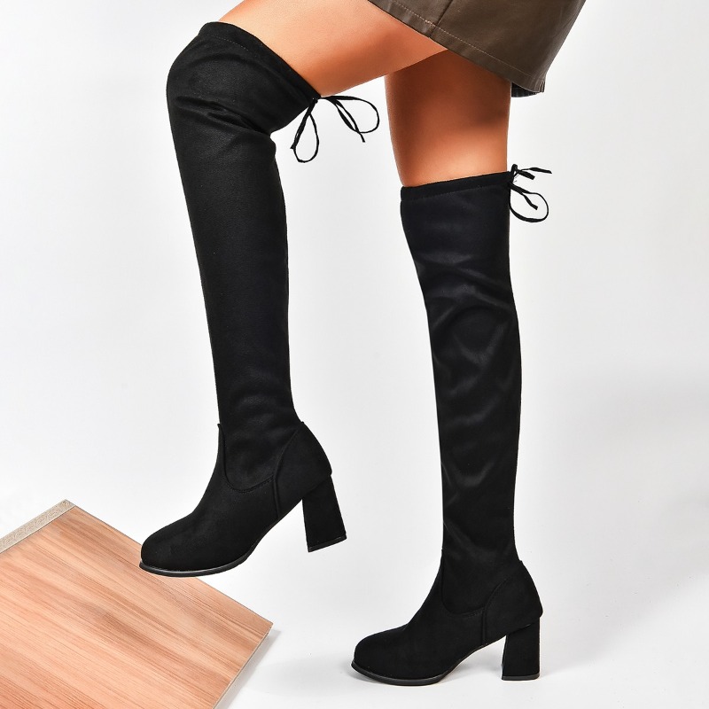 Autumn and Winter New Skinny O - огляд і ціна Block Heel Ankle Boots