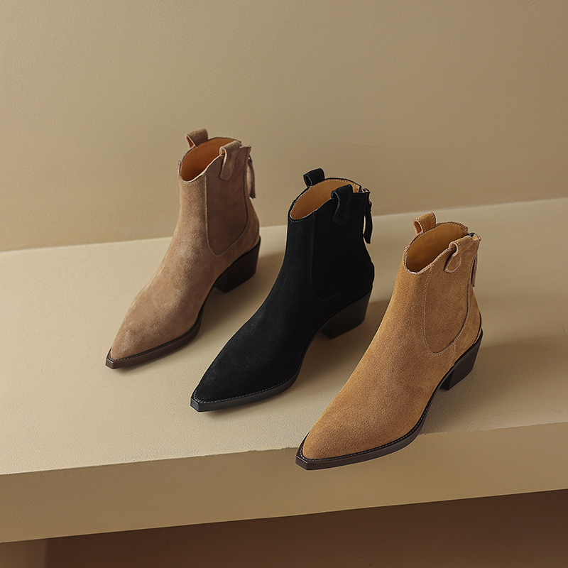 AIYUQI Women's Ankle Boots 202 - огляд і ціна Block Heel Ankle Boots