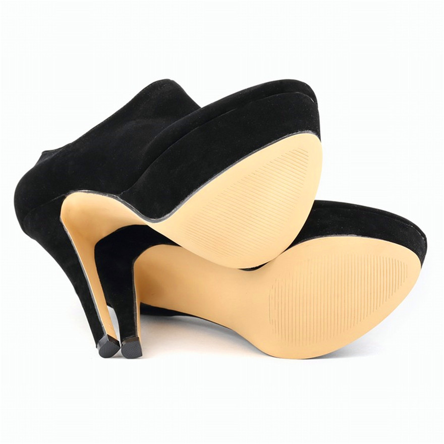 4cm Platform Thin Heels Fashio - огляд і ціна Block Heel Ankle Boots