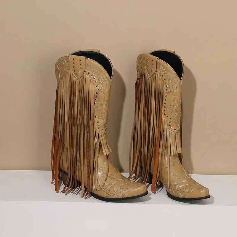 Fringe Rivet Western Women Mid - огляд і ціна Western Cowgirl Boot