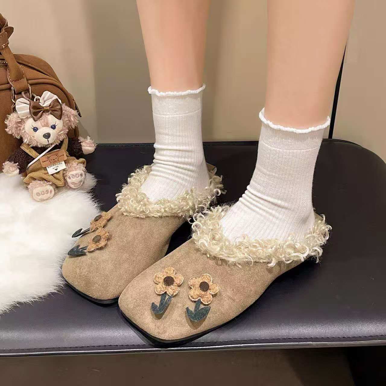 2026 Fall winter flat plush sl - огляд і ціна Women'S Shoes Hands Free