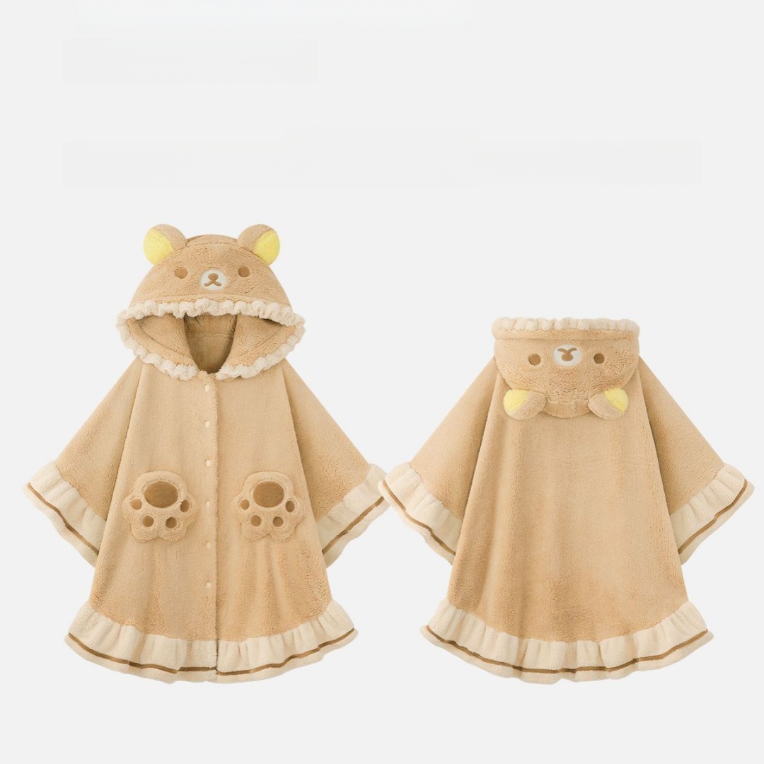 Rilakkuma Hooded Poncho Robe F - огляд і ціна Women Shoes Xxl