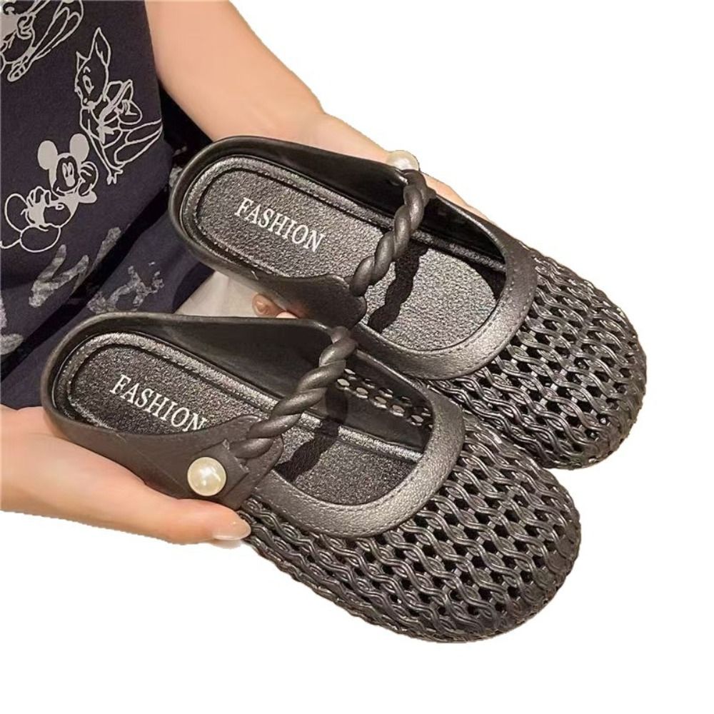 Breathable Baotou Half Slipper - огляд і ціна Women'S Shoes Hands Free