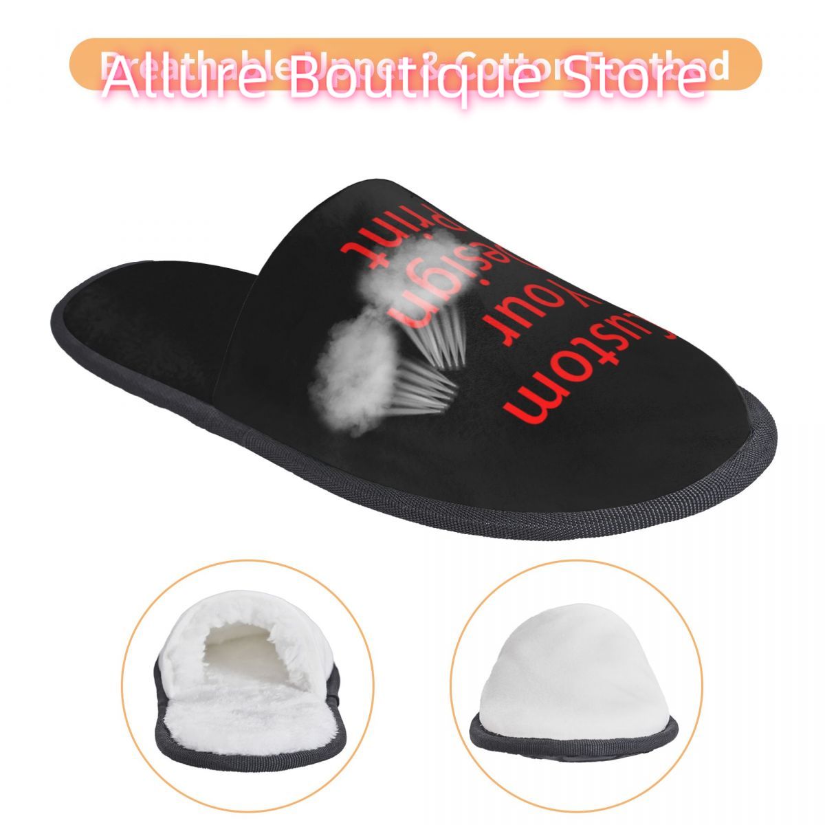 Custom Your Design Guest Slipp - огляд і ціна Women Shoes Logo