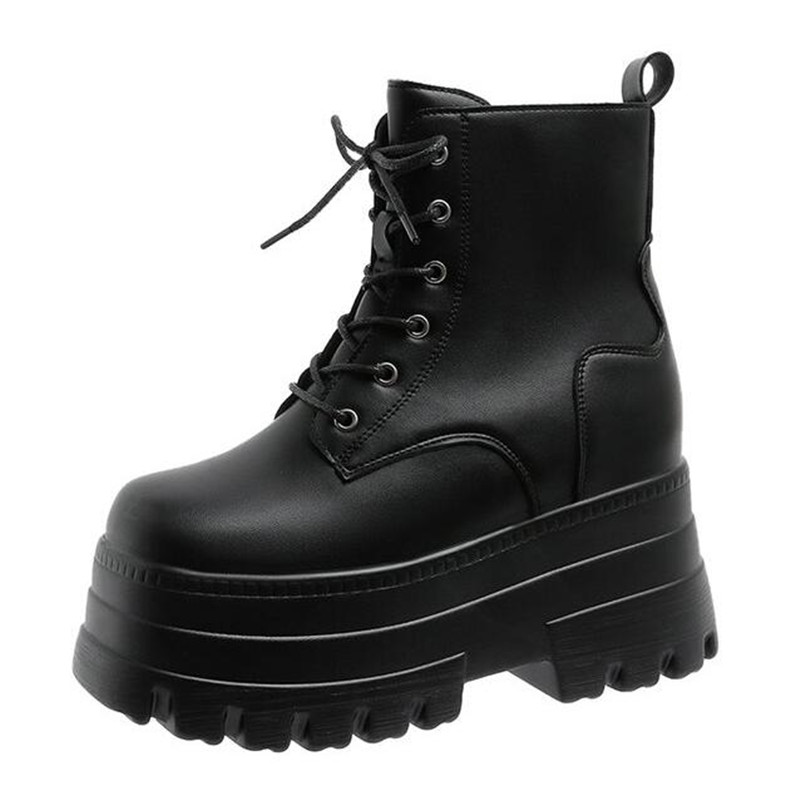 2025 Brand Front Lace Military - огляд і ціна Block Heel Ankle Boots