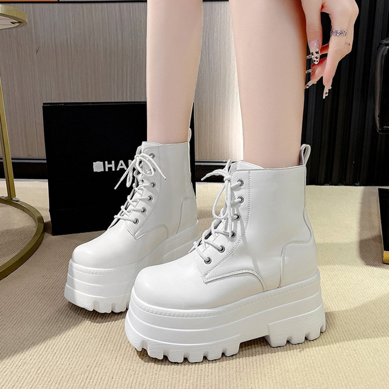 2025 Brand Front Lace Military - огляд і ціна Block Heel Ankle Boots