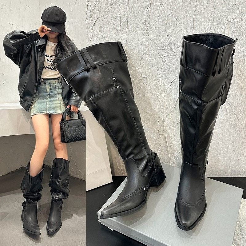 Wrapped Single Boots for Women - огляд і ціна Block Heel Ankle Boots
