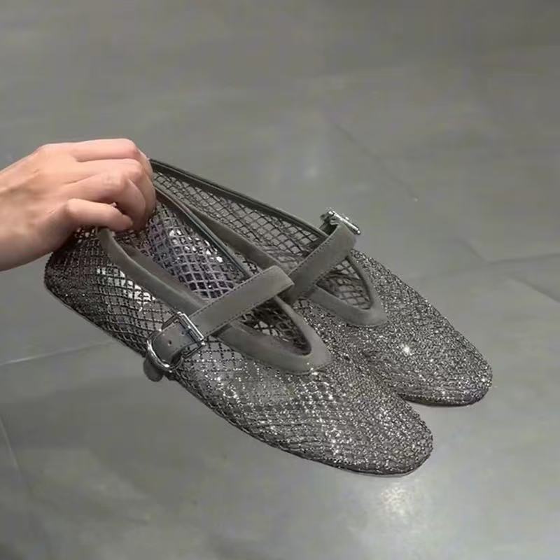 Hollow Rhinestone Baotou Sanda - огляд і ціна Women Shoes Heels