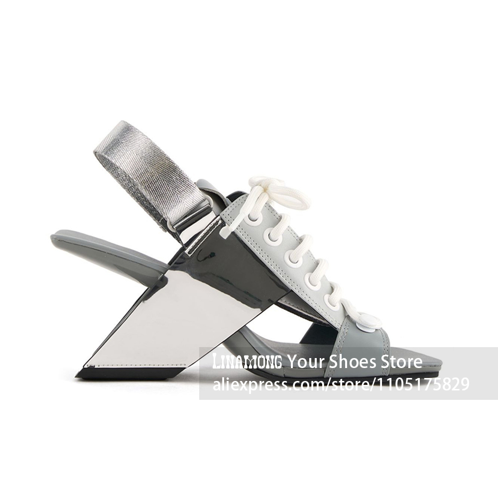 Geometric Block Asymmetrical H - огляд і ціна Block Heel Ankle Boots