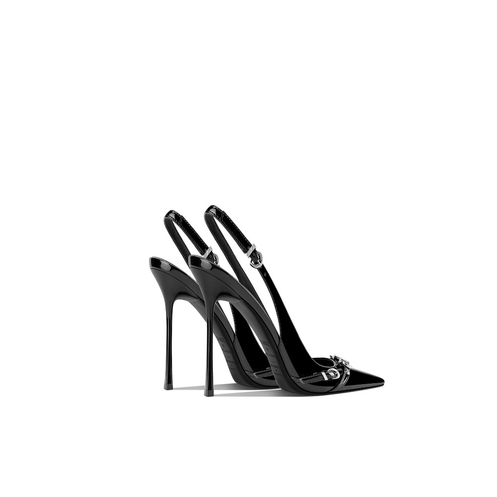 Fashionable Black Pointed Toe  - огляд і ціна Strappy Heeled Sandals
