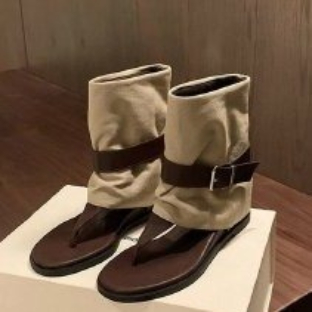 Vintage Color Block Toe Ring S - огляд і ціна Block Heel Ankle Boots