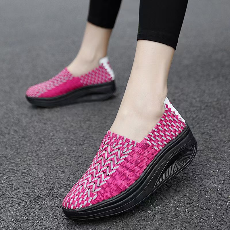 Woman Hand Woven Wedges Casual - огляд і ціна Women'S Shoes Hands Free