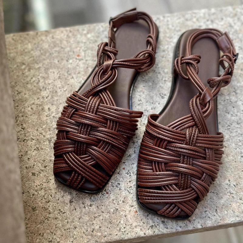 Vintage Hand-woven Flat-bottom - огляд і ціна Women'S Shoes Hands Free