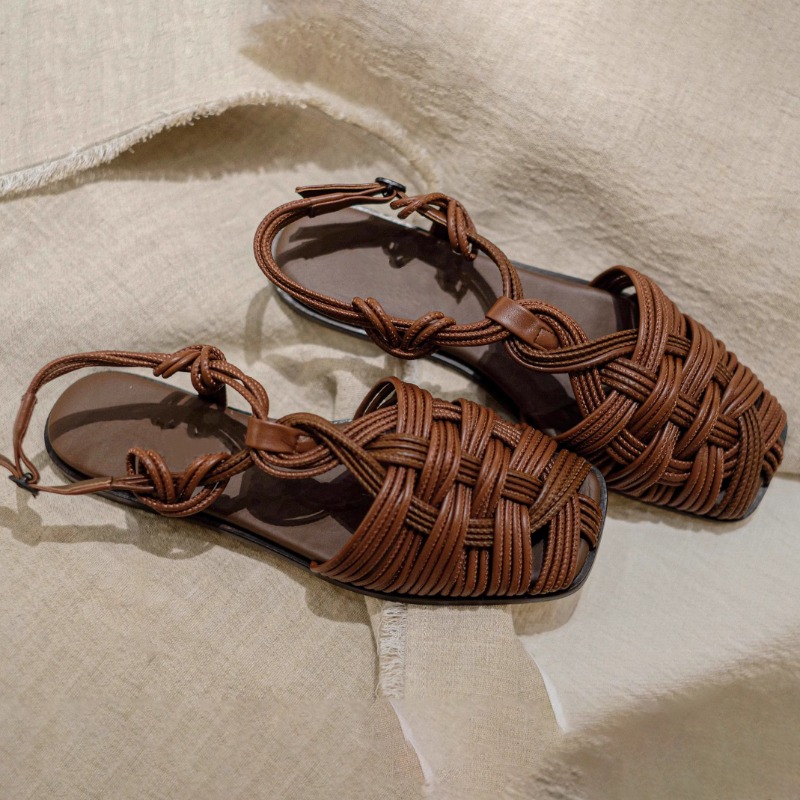 Vintage Hand-woven Flat-bottom - огляд і ціна Women'S Shoes Hands Free