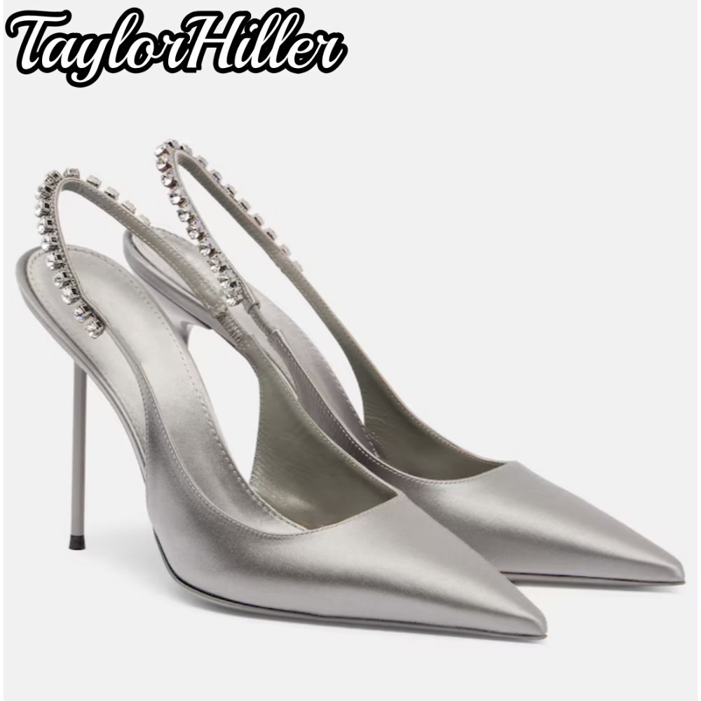 Luxury Strappy Rhinestones Dec - огляд і ціна Strappy Heeled Sandals